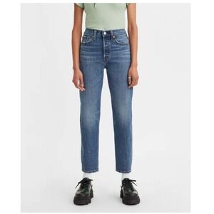 Levi's Wedgie Straight Womens Denim Jeans Blue Size 28 Button Fly